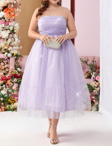 
						Rochie lunga SHEIN CURVE, lila