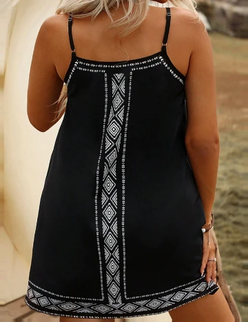 Rochie scurta SHEIN CURVE, negru