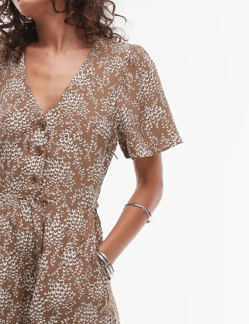 Rochie medie & other stories, maro