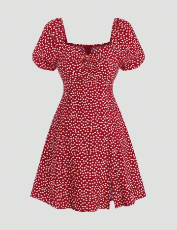 Rochie scurta SHEIN, rosu