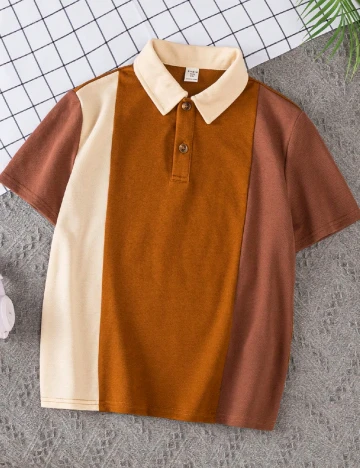 Tricou Shein Kids, maro