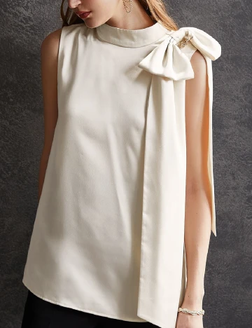 Bluza MOTF, crem Crem