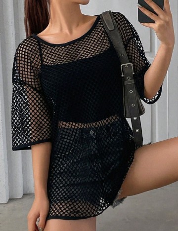 
						Tricou Dazy, negru