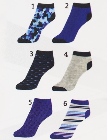 Set sosete 6 perechi Erve, mix culori