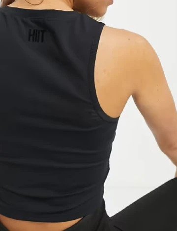 Top HIIT by ASOS, negru Negru