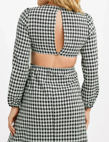 Rochie medie Miss Selfridge, gri