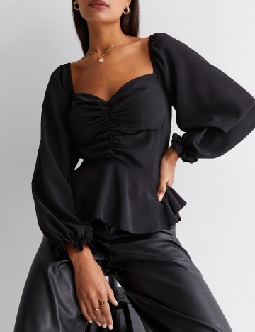 
						Bluza New look, negru