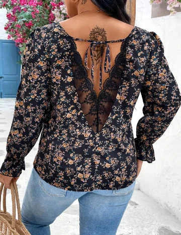 Bluza SHEIN CURVE, floral print
