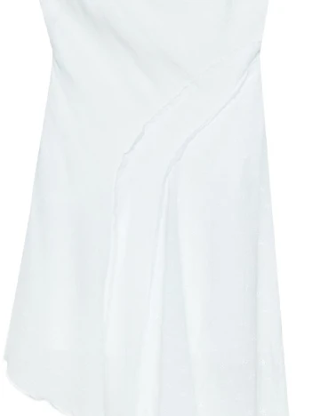 Rochie scurta Stradivarius, alb