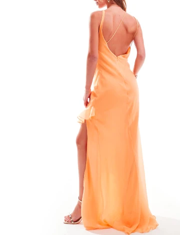 Rochie lunga ASOS, portocaliu