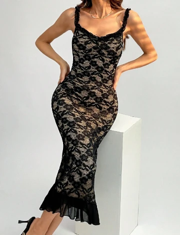 Rochie lunga SHEIN, negru