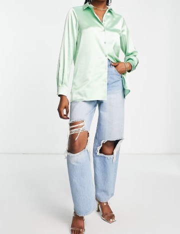 Camasa Miss Selfridge, verde