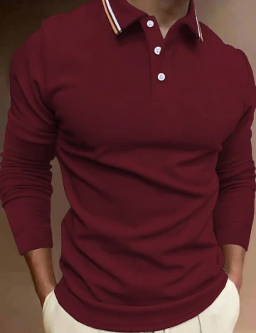 Bluza SHEIN, grena Rosu