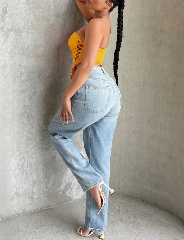Top SHEIN, portocaliu Portocaliu