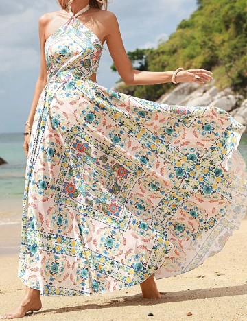 
						Rochie lunga SHEIN, mix culori