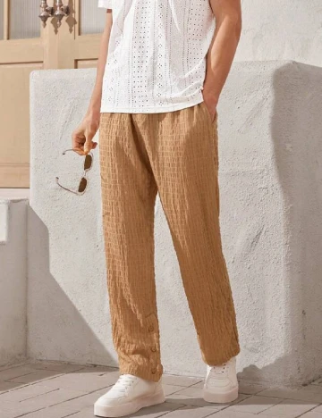 Pantaloni SHEIN, maro Maro