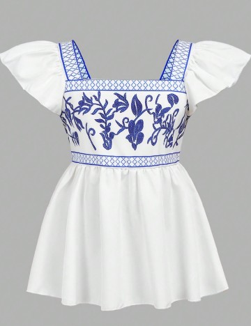 
						Bluza Shein Kids, alb