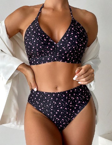 
						Costum de baie SHEIN, negru