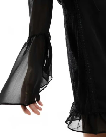Rochie scurta Miss Selfridge, negru Negru
