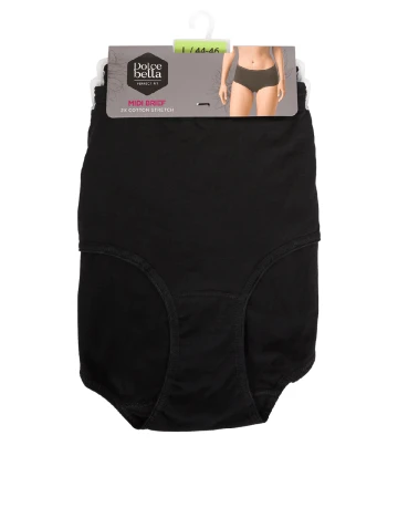 Set chiloti 2 perechi Dolce Bella, negru Negru