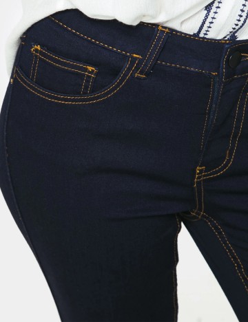 Blugi Pieces, bleumarin inchis