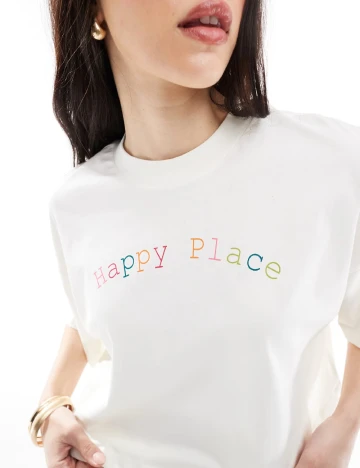 Tricou Only, alb