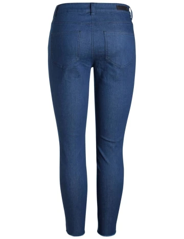 Blugi Pieces, albastru, XS/S
