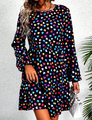 Rochie scurta SHEIN, mix culori Mix culori