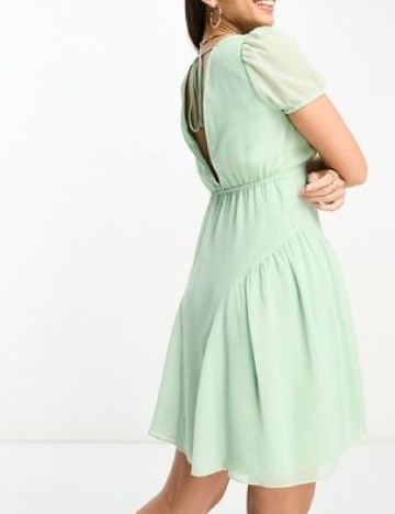 Rochie scurta ASOS, verde