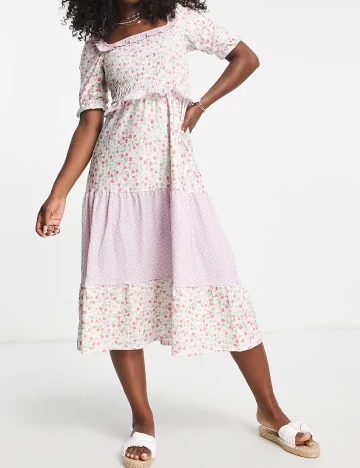 Rochie medie Miss Selfridge, mix culori Mix culori