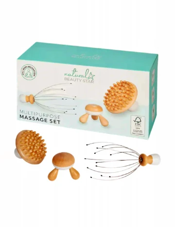 Set accesorii masaj 3 bucati Karsten, maro Maro