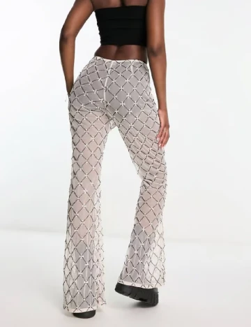 Pantaloni ASOS, crem Crem