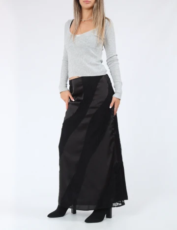 Fusta Top Shop, negru Negru