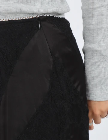 Fusta Top Shop, negru Negru