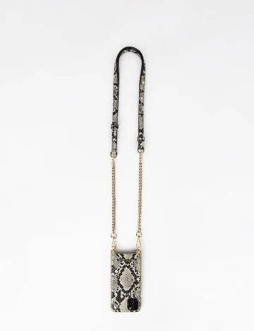 Husa iPhone IDEAL OF SWEDEN, imprimeu sarpe Animal print