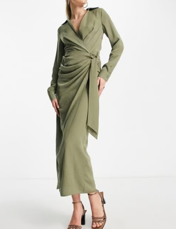 
						Rochie lunga ASOS, verde