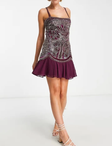 Rochie scurta ASOS, mov Mov