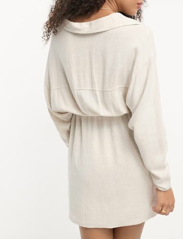 Rochie scurta ASOS, crem
