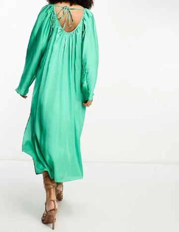 Rochie lunga ASOS, verde Verde