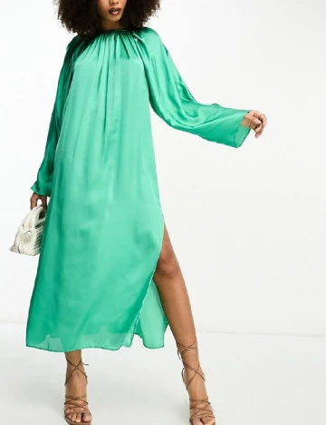 Rochie lunga ASOS, verde Verde