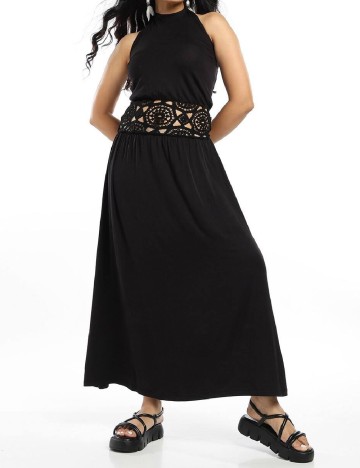 
						Rochie lunga ASOS, negru