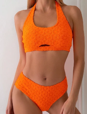 Costum de baie SHEIN, portocaliu Portocaliu