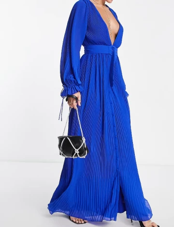 Rochie lunga ASOS, albastru Albastru
