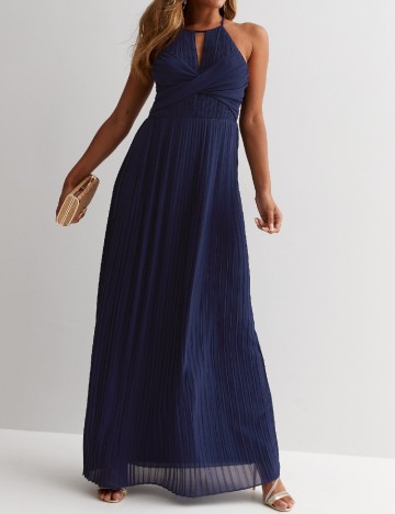 
						Rochie lunga TFNC London, bleumarin