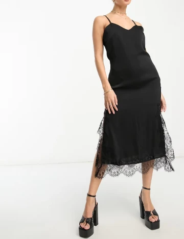 Rochie medie Lola May, negru