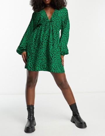 
						Rochie scurta ASOS, verde