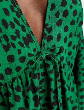 Rochie scurta ASOS, verde Verde