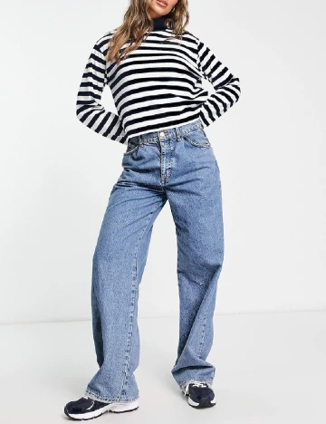 Bluza ASOS, alb/negru