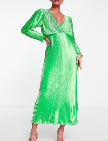 
						Rochie lunga ASOS, verde