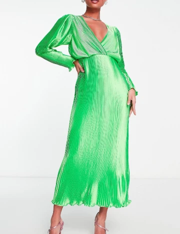 Rochie lunga ASOS, verde Verde